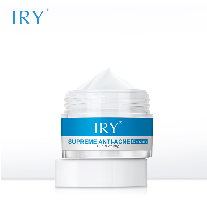 IRY至臻祛痘霜， 有效加强毛细血管的抵抗力，改善面部血丝的代谢循环！